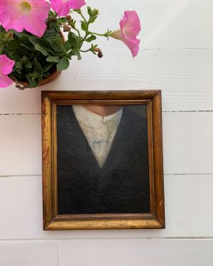 Peinture ancienne "Le buste"