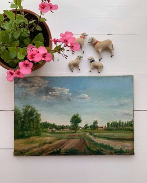 Paysage ancien vers 1900