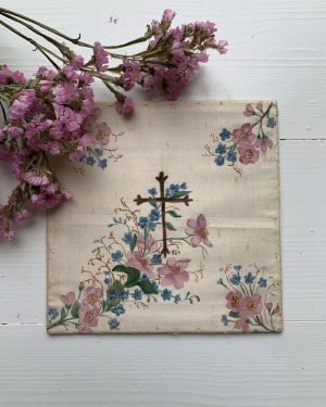 Peinture sur soie ancienne