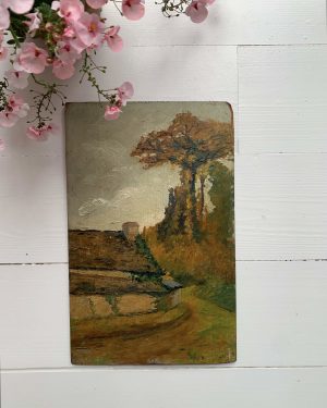 Peinture paysage ancienne