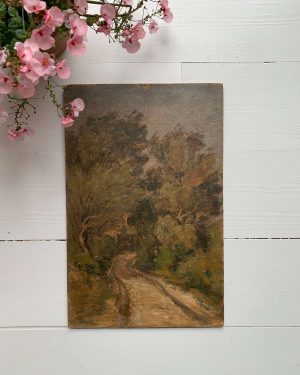 Peinture paysage ancienne