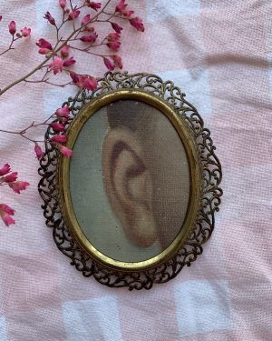 Peinture ancienne "L’oreille"