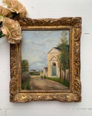 Tableau ancien « l’église » de 1888
