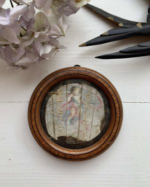 Peinture ancienne « L’angelot »