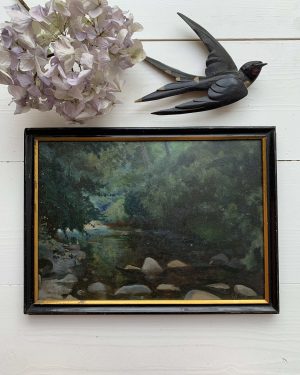 Tableau ancien de paysage