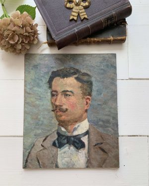 Portrait d’homme Art déco