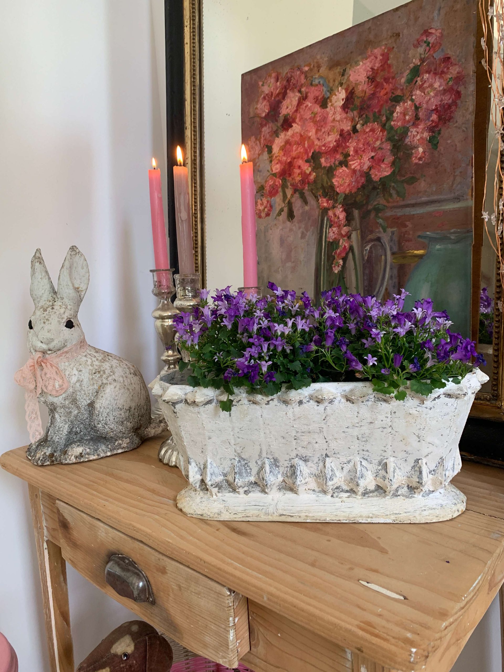 Jardinière en fonte début XXème