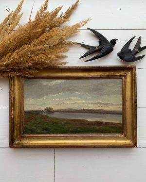 Peinture paysage ancien