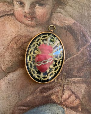 Médaillon Ex-Voto XIXème