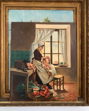 Ancienne huile sur toile XIXème